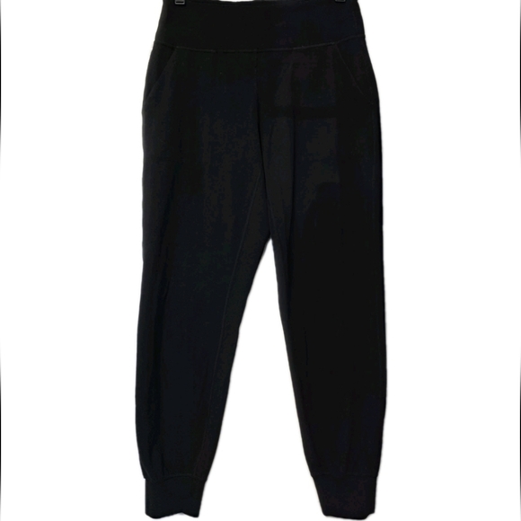 Lululemon Womens Black Align High Rise Full Length Joggers Pants Size 8 61421 - Picture 1 of 7